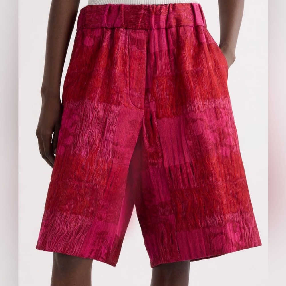 2DIE4 RUNWAY DRIES VAN NOTEN JACQUARD BERMUDA SHORTS